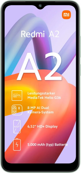 Xiaomi Redmi A2 32GB Light Green Refurbished