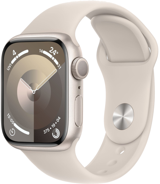 Apple Watch Series 9 Aluminium 41mm GPS Polarstern