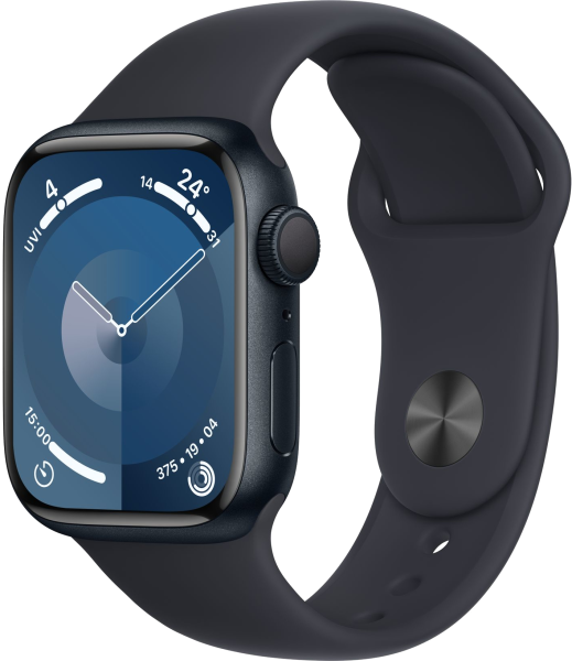 Apple Watch Series 9 Aluminium 45mm GPS Mitternacht