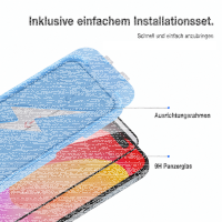 Panzerglas-Displayschutz (iPhone 16) 2 Stück