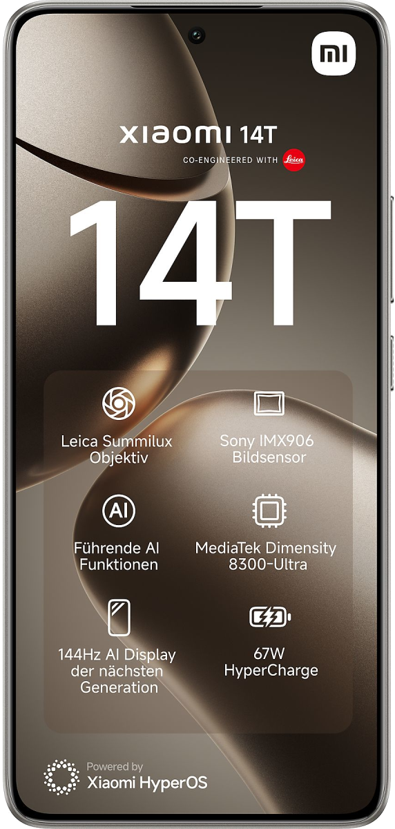Xiaomi 14T 256GB Titan Gray ohne Vertrag kaufen bei SMARTPHONE ONLY