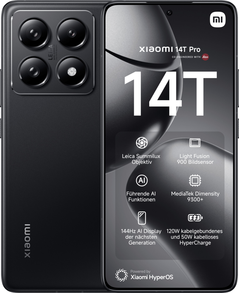 Xiaomi 14T Pro 512GB Titan Black ohne Vertrag kaufen bei