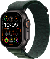 Apple Watch Ultra 2 Titanium Cellular 49mm Alpine Loop Dunkelgrün 13-16 cm