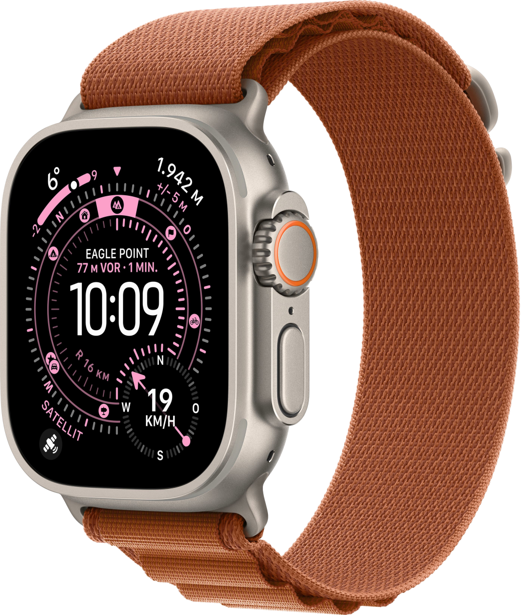Apple Watch Ultra 3 Titanium Cellular 49mm Alpine Loop Natur Terracot ...
