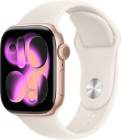 Apple Watch Series 11 Aluminium Roségold 46mm...