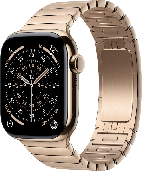 Apple Watch Series 11 Edelstahl 42mm GPS+Cellular Gliederarmband Gold