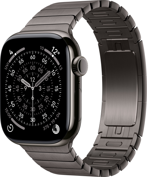 Apple Watch Series 11 Edelstahl 46mm GPS+Cellular Gliederarmband Schiefer
