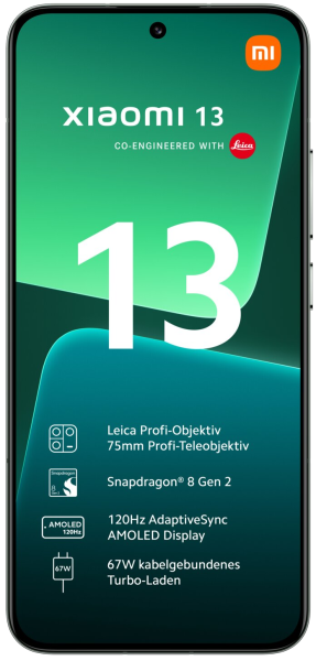 Xiaomi 13 256GB Flora Green・ Premium Selection ・ Refurbished 20668