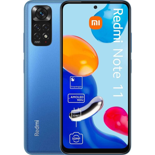 Xiaomi Redmi Note 11 128GB 4GB RAM Twilight Blue ・ Premium Selection ・ Refurbished 20736