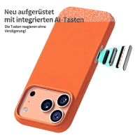 Silikon Handyhülle Blau MagSafe (iPhone 17 Pro Max)