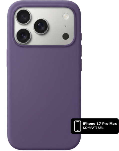 Silikon Handyhülle Lila MagSafe (iPhone 17 Pro Max)