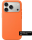 Silikon Handyhülle Orange MagSafe (iPhone 17 Pro Max)