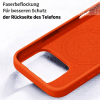 Silikon Handyhülle Braun MagSafe (iPhone 17 Pro Max)