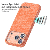 Silikon Handyhülle Blau MagSafe (iPhone 17 Pro)