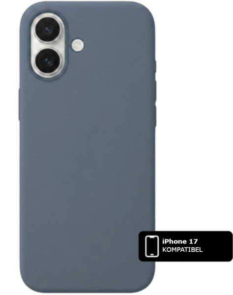 Silikon Handyhülle Blau MagSafe (iPhone 17)