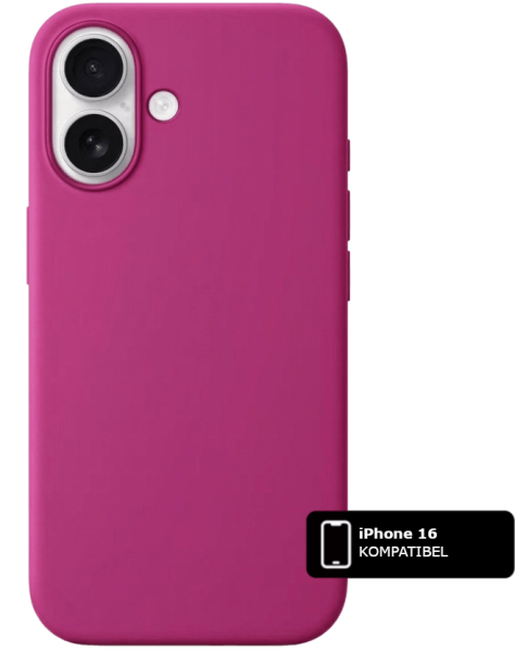 Silikon Handyhülle Pink MagSafe (iPhone 16))